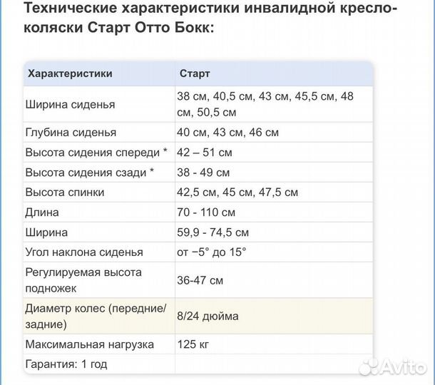 Кресло-коляска инвалидная с русным приводом Старт