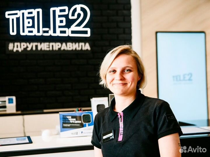 Продавец в салон tele2 (Металлургов, 34)