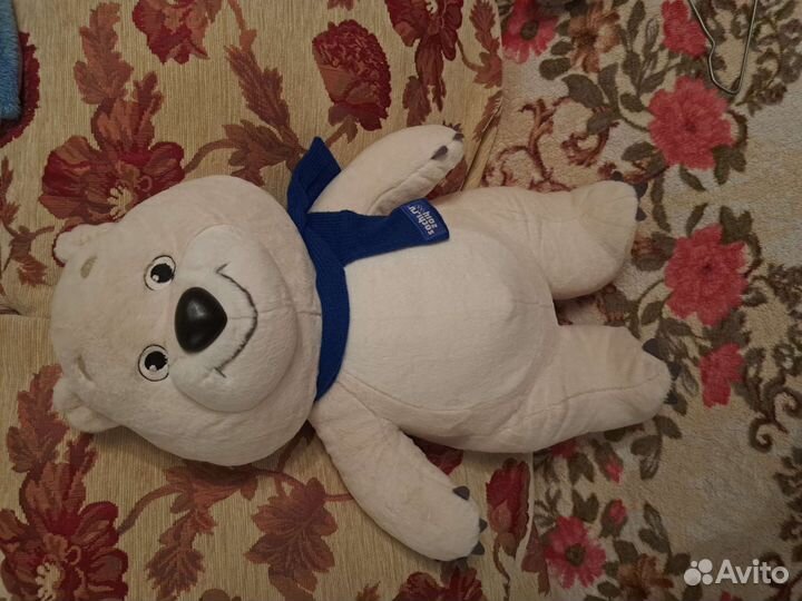Плюшевый медведь олимпийский мишка