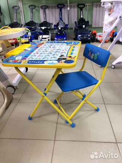 Новый Стол и стул трансформер Детский