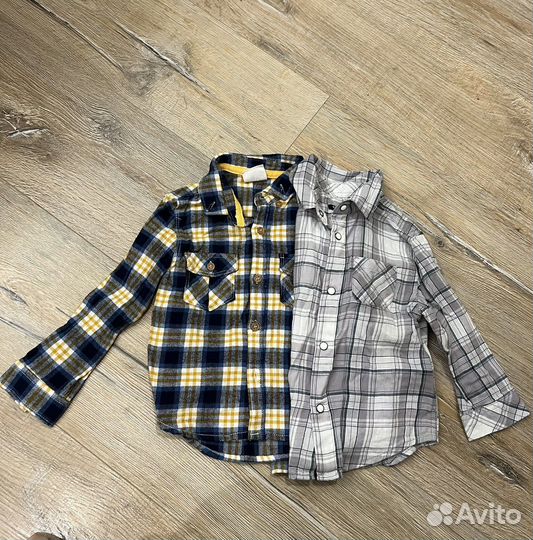 Рубашка детская hm, gap quicksilver acoola babygo