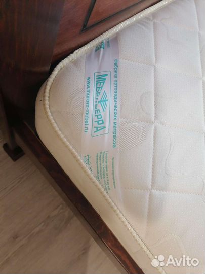 Кровать полуторка с матрасом бу