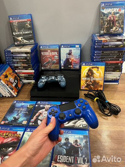 Sony PS4 fat + 400 игр