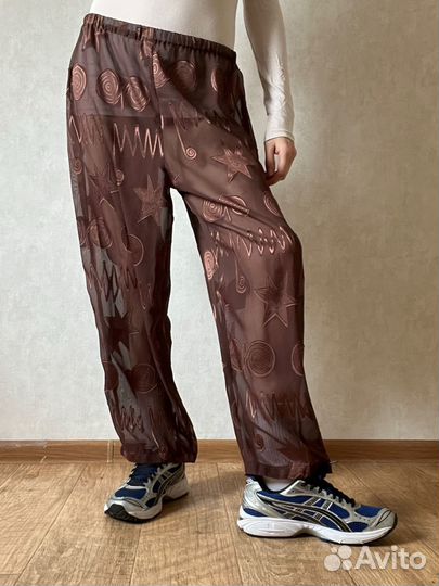 Брюки шифоновые летние