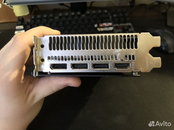 Видеокарта rx580 8gb 2048sp