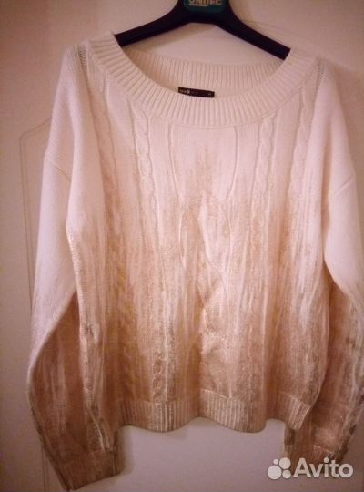 Джемпер вязаный. Oodji.р.48