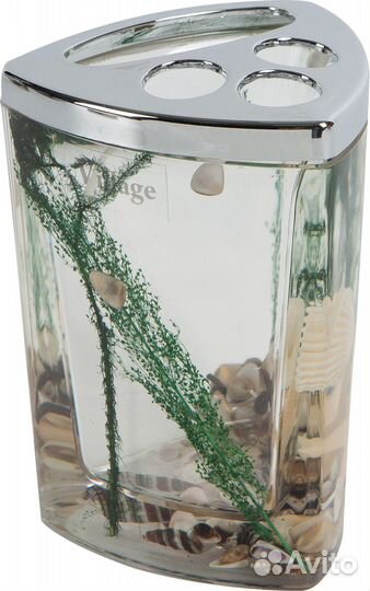 Стакан для зубных щёток Морская звезда пластик цве