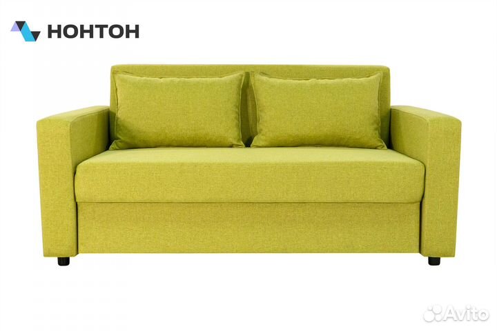 Диван еврокнижка Алекс 1 оливковый