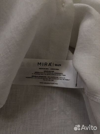 Льняная рубашка 44/46