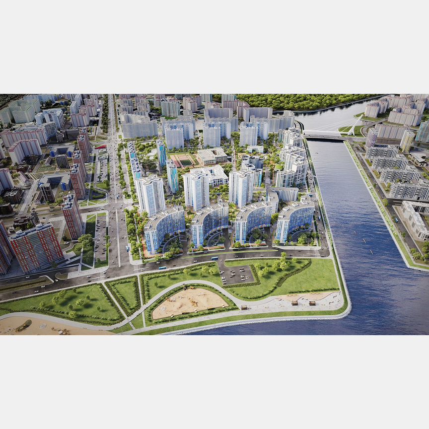 2-к. квартира, 65 м², 5/24 эт.