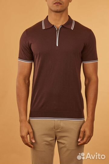 Поло Stefano Ricci с коротким рукавом премиум каче