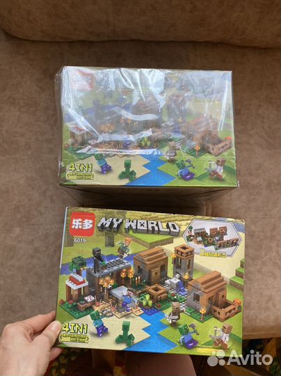 Констуктор деревня Майнкрафт новый в упаковке