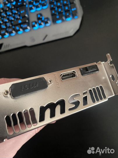 Видеокарта MSI GTX 1050 Ti 4gb (на восстановление)