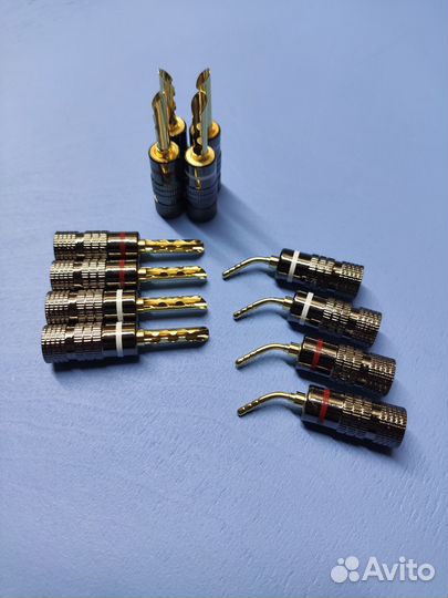 Аудио коннекторы RCA, Banana, межблочные кабели