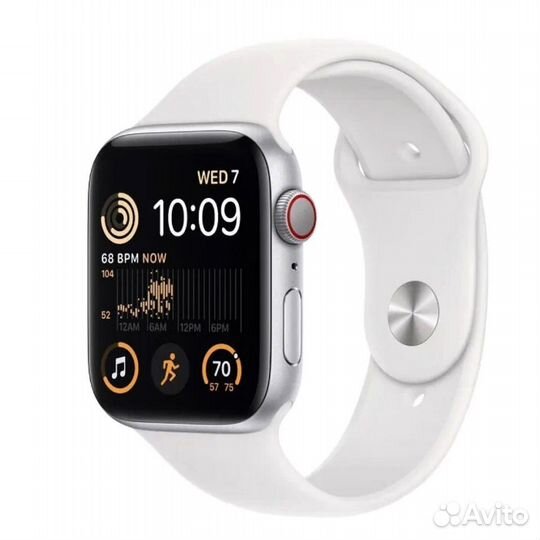 Apple Watch Series SE 2022 44 мм Silver/White M/L