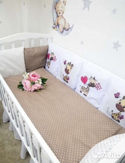 Бортики в кроватку