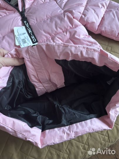 Пуховик зимний для девочки 116