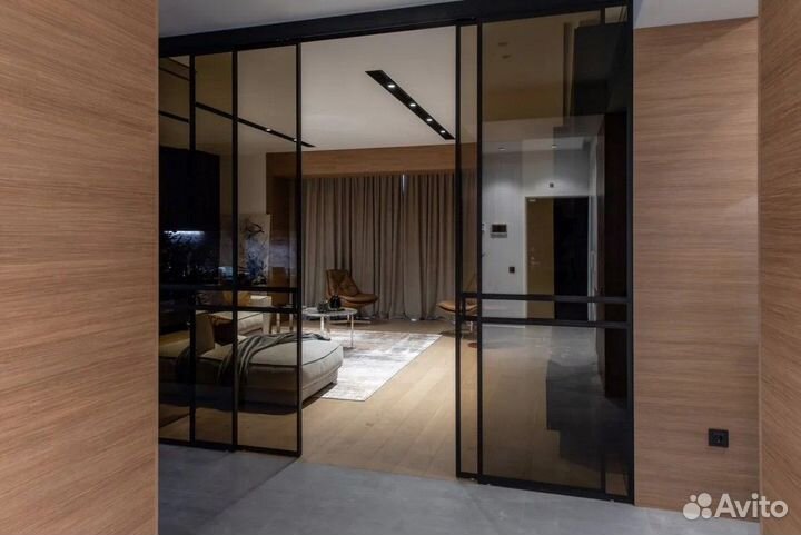 Перегородки алюминиевые офисные и межкомнатные