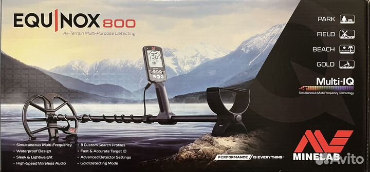 Металлоискатель minelab equinox 800