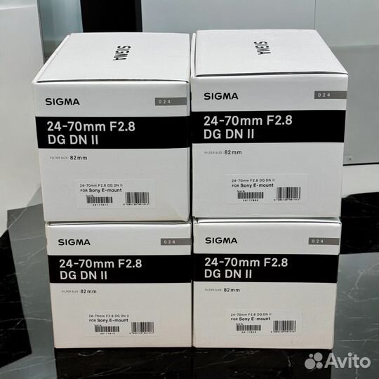 Sigma 24-70mm F2.8 DG DN II Art Sony Новый