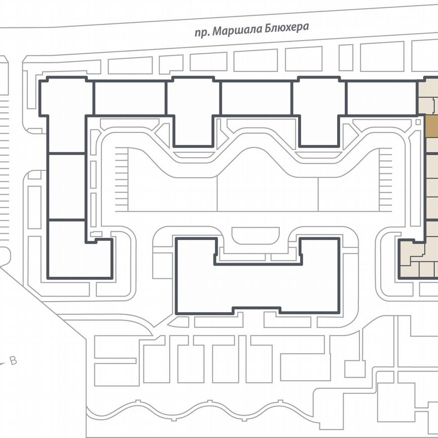 2-к. квартира, 57,7 м², 3/17 эт.