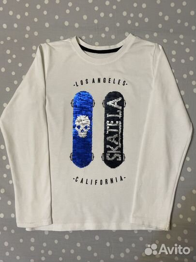 Футболки с длинным рукавом H&M, р. 140, 146-152