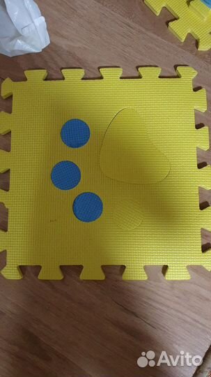 Детский коврик из пазлов