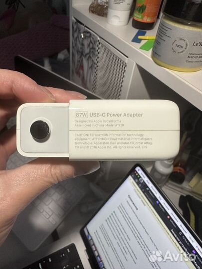 Блок питания для Macbook 87W (USB Type-C)