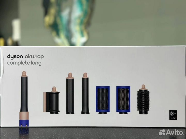 Стайлер Dyson HS05 Airwrap Long Blue Blush