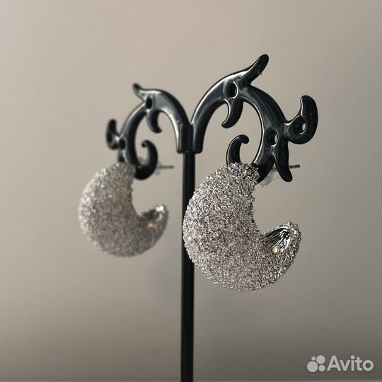 Серьги стиль Bottega Veneta