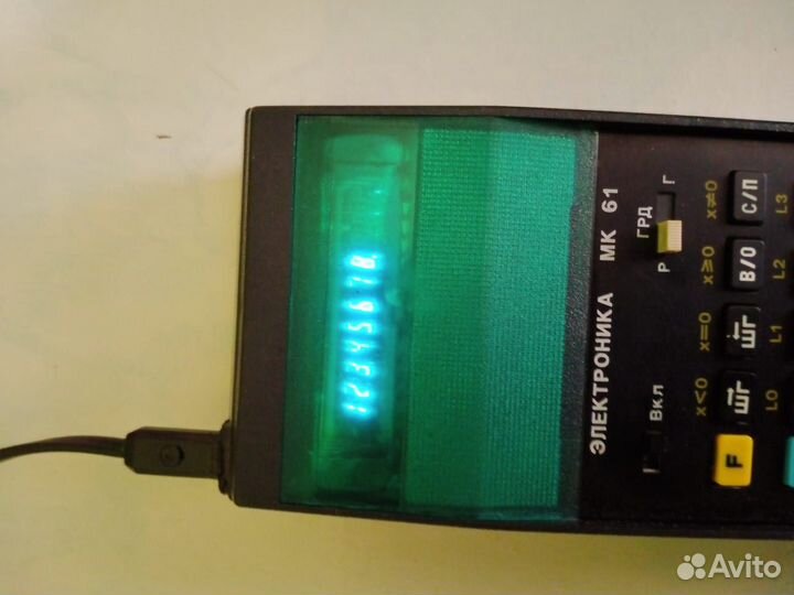 Советский микрокалькулятор электроника мк-61