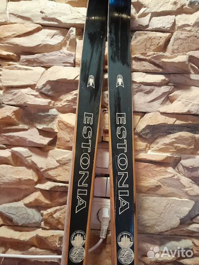 Лыжи беговые деревянные