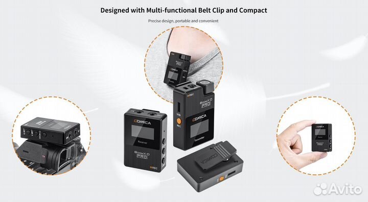 Микрофон беспроводной Comica BoomX-D Pro новый