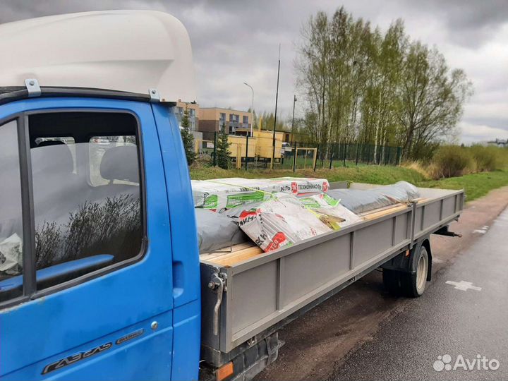 Грузоперевозки газель 6 метров открытый борт