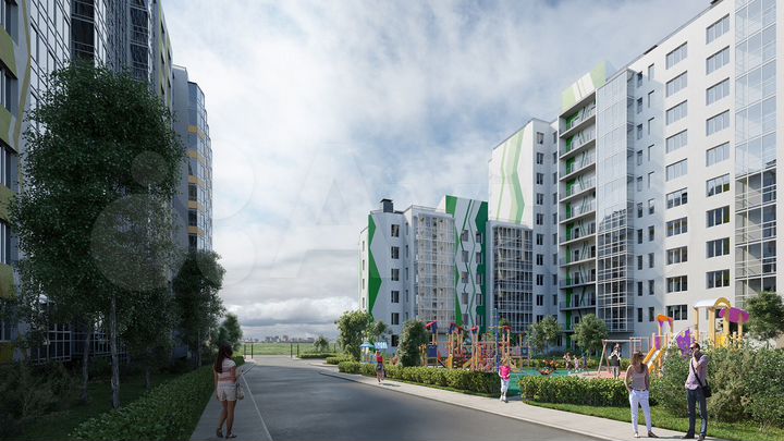 1-к. квартира, 34,6 м², 4/12 эт.
