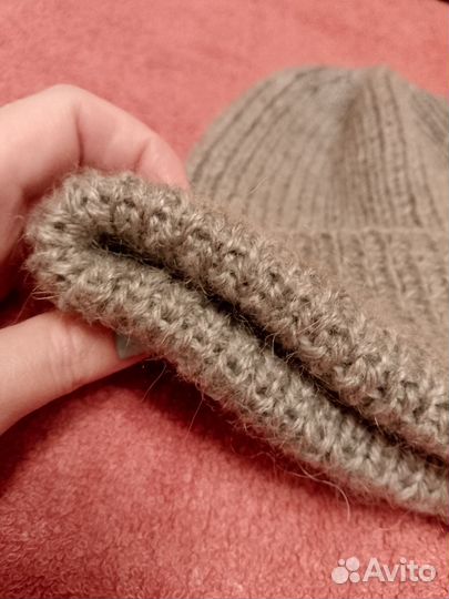 Мужская шапка большого размера Натуральная шерсть