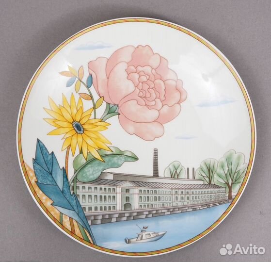 Ифз) Коллекционная декоративная тарелка.Описание