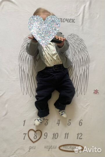 Фотоплед для новорожденных по месяцам