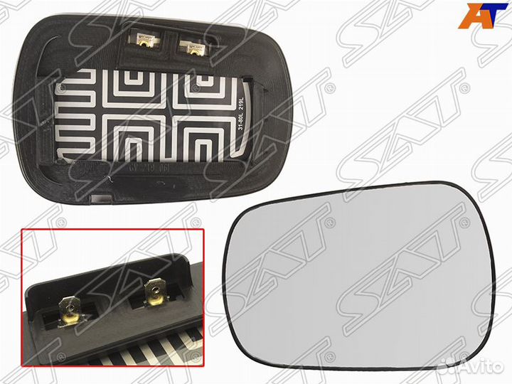 Полотно зеркала ford fiesta 01-05 /fusion 02-05 LH