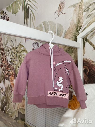 Толстовка с капюшономдля девочки