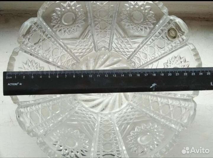Ваза хрустальная большая СССР