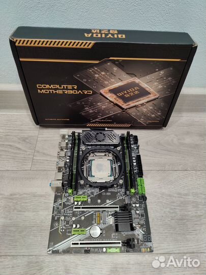 Комплект X99 intel 2670v3 12 ядер 3.1Ггц 16Гб DDR4