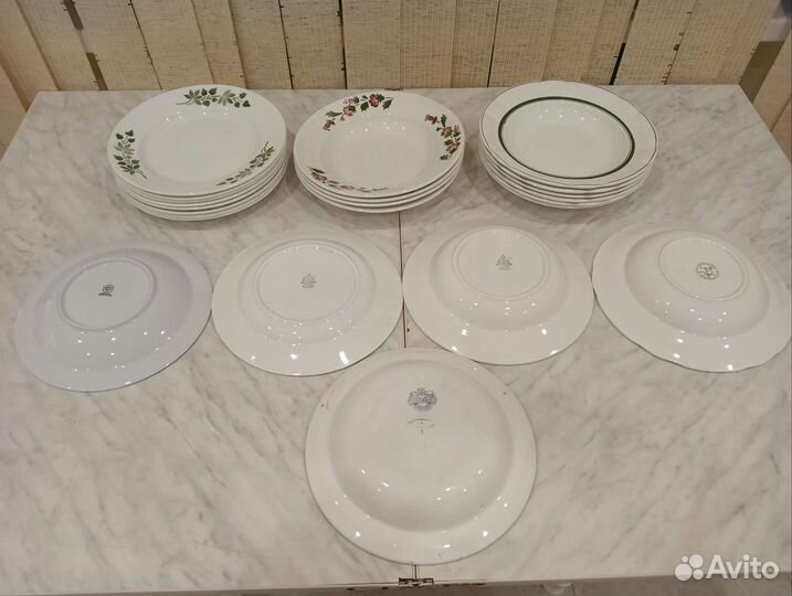 Столовый сервиз фарфор Кузнецова/Конаково