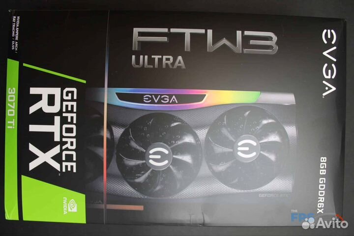 Видеокарта rtx 3070 ti evga ftw3 ultra 8gb
