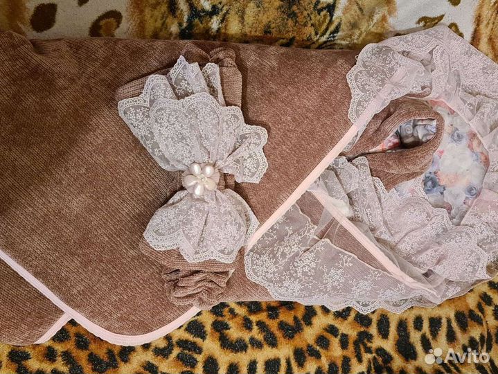 Детский конверт на выписку