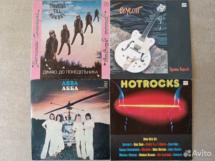 Грампластинки Rainbow, Black Sabbath, Deep Purple