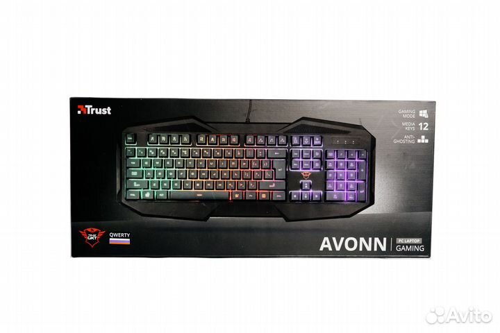 Клавиатура Trust GXT 830-RW Avonn RU