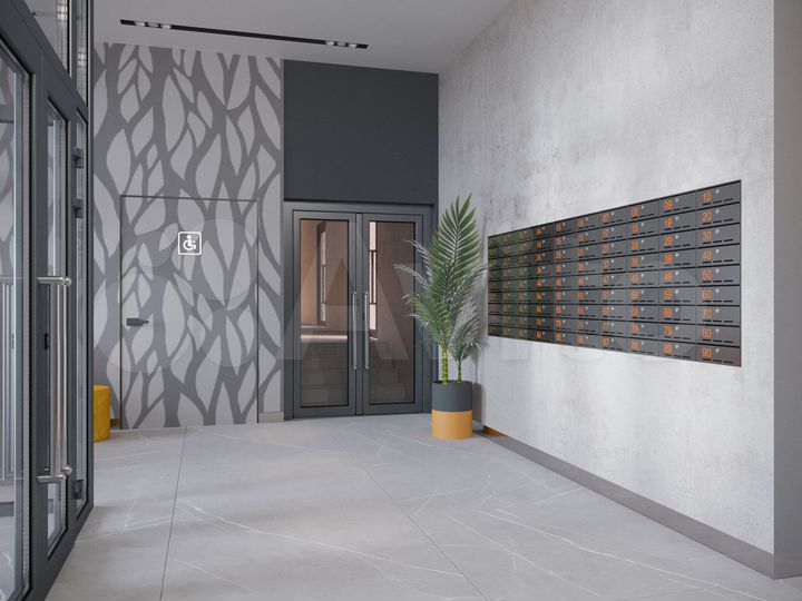 2-к. апартаменты, 38,7 м², 2/15 эт.