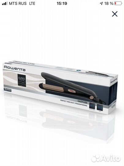 Выпрямитель Rowenta Easyliss Dune SF1627F0