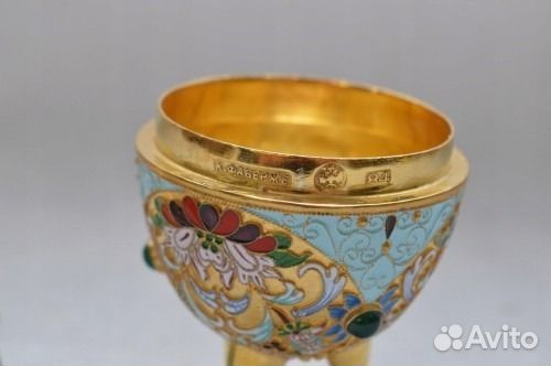 Яйцо Карл Фаберже 130 гр уникальная работа